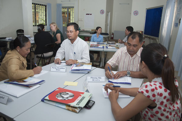 ACT Forum Cambodia members receive capacity building training on emergency response