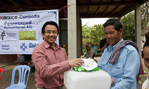 LWD distributes more aid to flood affected people in Battambang